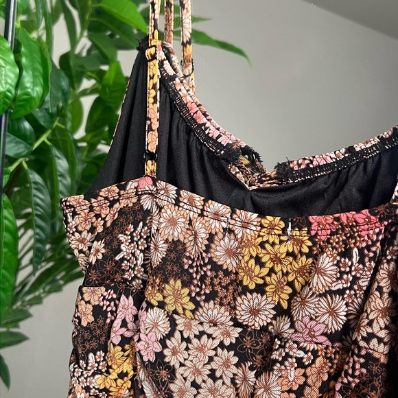 Ultra Flirt Floral Ruched Mini Dress - Picture 5 of 6